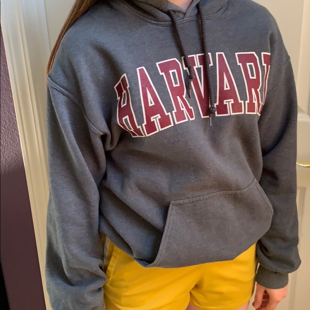 **SOLD** Harvard Grey Hoodie